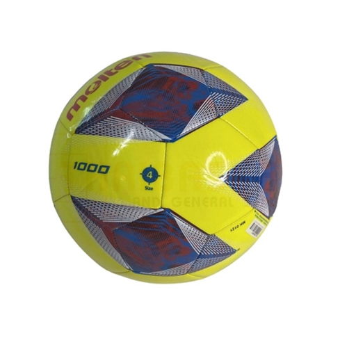 ลูกฟุตบอล Molten F4A1000-Y เบอร์4 หนังเย็บชนิด TPU (สีเหลือง)